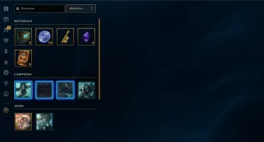 CONTA SMURF PROMOÇÃO PLATINA