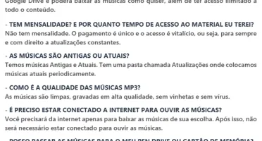 Pacote de Músicas - mais de 150 mil músicas mp3