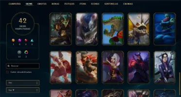 Conta League of Legenda Gold 1 - 122 Campeões / 42 Skins