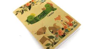 Kit Colorir Bosque com Sacolinha Kraft P