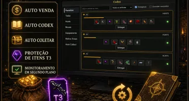 Baiak Idle Script Auto Venda,Codex Auto,Loot T3, MultiContas