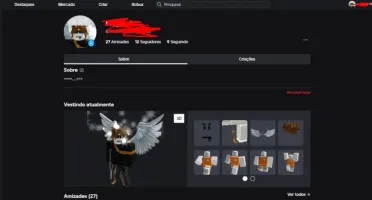 Conta Roblox 2010 masculina FA