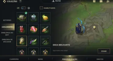 LV 37 PLATINA III + 10 SKINS + 37 CAMPEÕES + PASSE WILD FULL