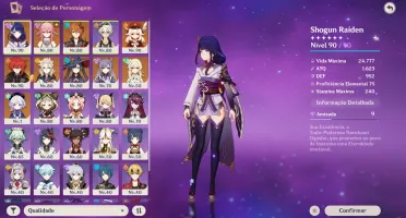 Yae Miko, Raiden, Klee, Albedo, Tartaglia e Jade R2