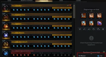 Sorc 1490 5 engravings Weapon +21 92quality + 5 alts T3