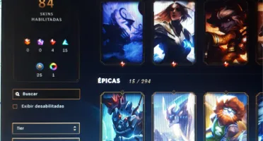 Conta LOL master