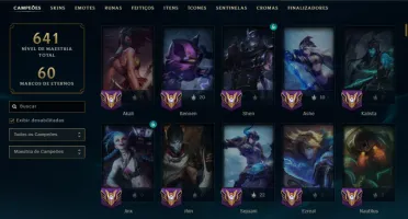 Conta Platina, +377 Skins, +119 Chromas, +47 sentinelas ETC.