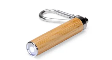 Lanterna de Bambu com Mosquetão