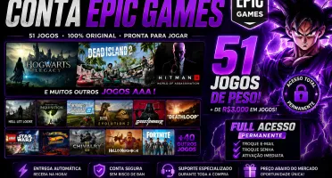 52 Jogos Aaa Na Epic Games! | Hogwarts Legacy + Dead Island