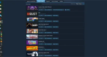 CONTA STEAM COM 38 JOGOS PAGOS(VAC CS)
