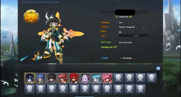 Conta do Grand Chase Classic Com 8 Personagem LEV 85