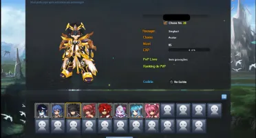 Conta do Grand Chase Classic Com 8 Personagem LEV 85