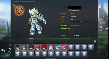Conta do Grand Chase Classic Com 8 Personagem LEV 85