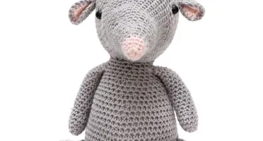 Tamanduá em Amigurumi