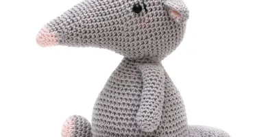 Tamanduá em Amigurumi
