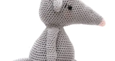 Tamanduá em Amigurumi