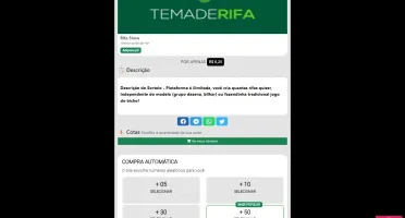 Script Rifa em Php Laravel - 1 Milhão de Números e Afiliados