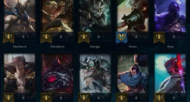 CONTA UNRANKED - MAIN TOP - M7 RIVEN | 20 CHAMPS | 3 SKINS