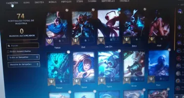 Conta League Of Legend, recente, mmr alto