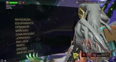 Conta Warframe com +1100 platinas, mr10 e armas builds