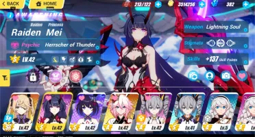 Honkai Impact 3 conta lvl 42 servidor SEA