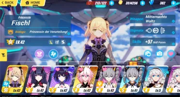 Honkai Impact 3 conta lvl 42 servidor SEA