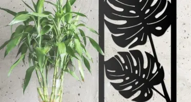 Quadro Decorativo Folha Costela de Adão mdf 3mm