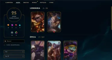 League of Legends SEM ELO LVL 33