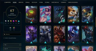 Prata 2 com 100 Champs e 47 Skins ( ADC / JG )