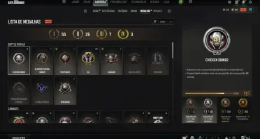 Conta Pubg 6 Progressive Beryl + Aug +Ace + 24 + Kar98 Melho