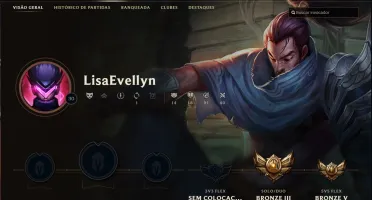 Conta de LOL 40 campeões / 8 skins / Bronze com Ryze Zumbi
