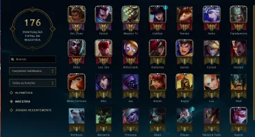 Conta de LOL 40 campeões / 8 skins / Bronze com Ryze Zumbi