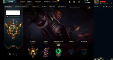 Conta lvl 145 - TODOS champ - gIV - 67 skins - +55kEA