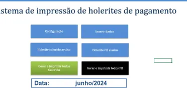 Planilhas para Holerite + Mini Sistema Holerite (EXCEL)