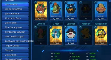 Conta OX end LAD Omegamon server