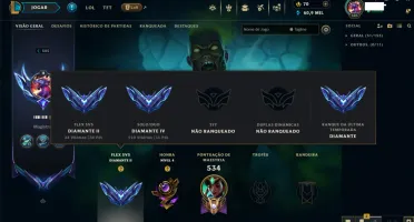 Diamante 4 ,200+ Skin 3 Ultimates,Brand Zumbi,240 Emotes Etc