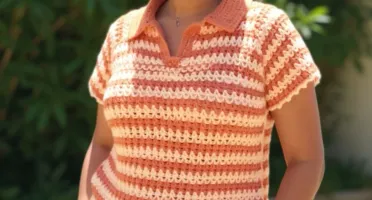 Camisa Capri de crochê