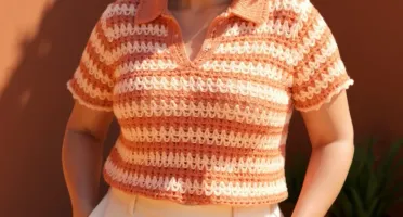 Camisa Capri de crochê