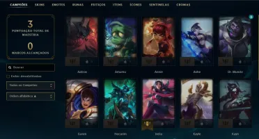 Conta Prata 4 MD10 7/10 com Prestígio(Lee Sin)