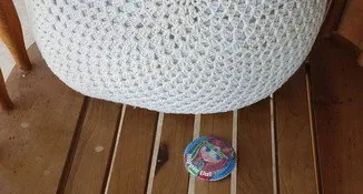 Capa de Almofada Mandala Bali em Crochê