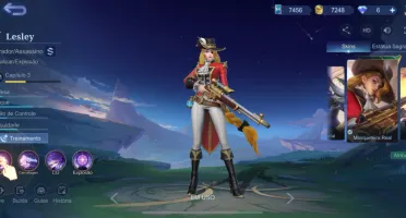 Conta do Mobile Legends com varias Skins