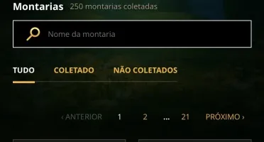 Conta WoW de 2011 , mais de 200 montarias.