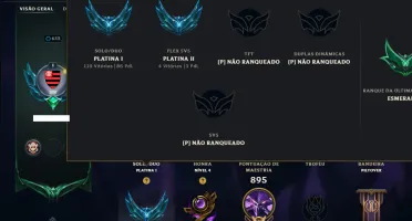 Platina 4 com TODOS os Champs e 310 Skins +15 Vitoriosas