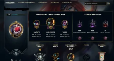conta league of legends