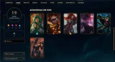 conta league of legends