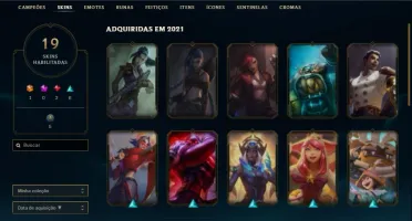 conta league of legends