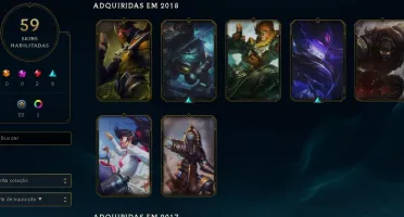 VENDO CONTA - LEAGUE OF LEGENDS,  BARATA  COM M7