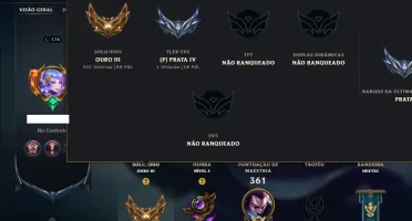 Ouro 3 com 115 Champs e 76 Skins