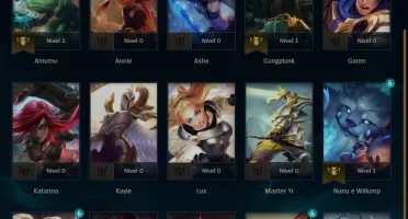 conta lol level 30 unranked