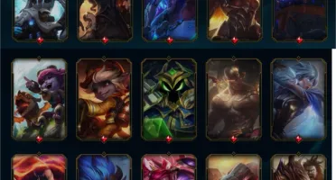 Conta com 200+ skins, Aatrox prestigio, Annie Hextech